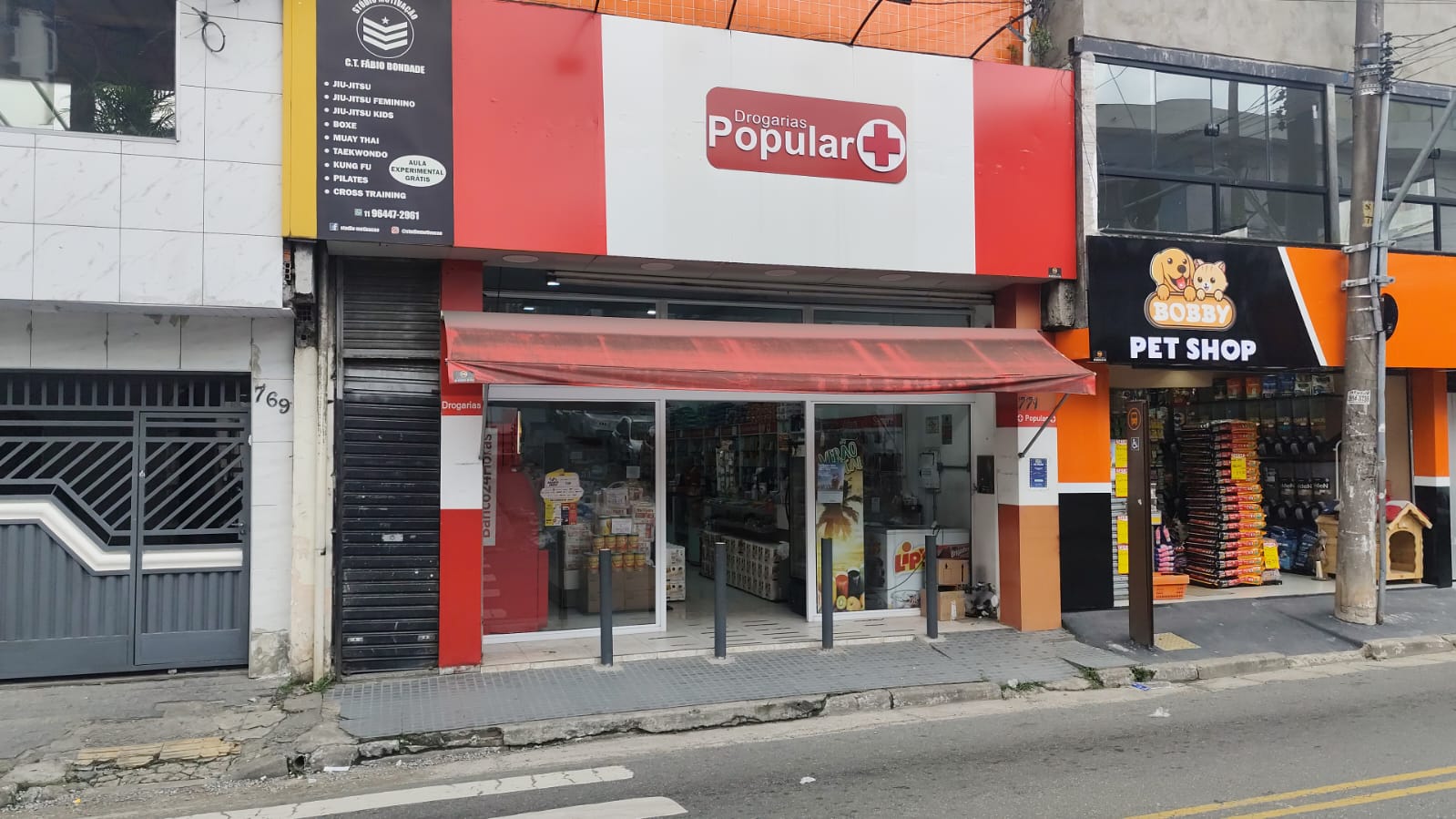 Fachada da Drogaria Copenhague