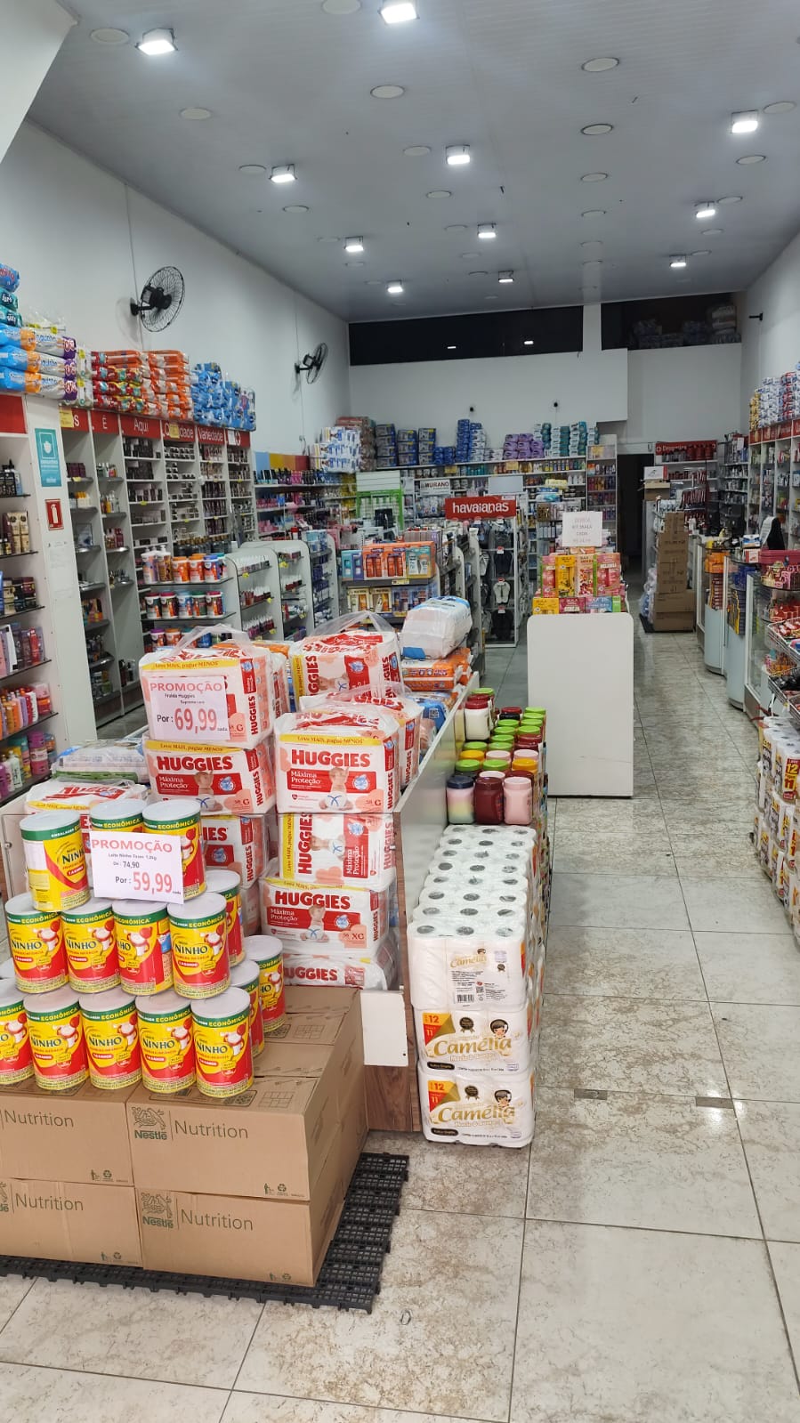 Interior da Drogaria